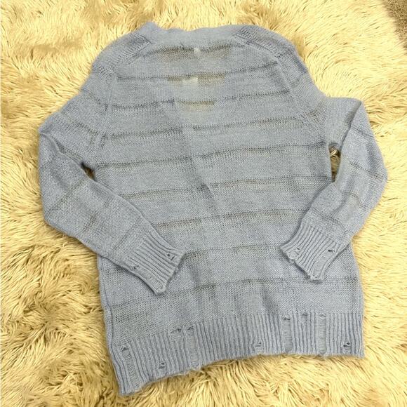 Urban Outfitters Lightweight Light blue oversized cardigan Size XS New - Picture 5 of 9